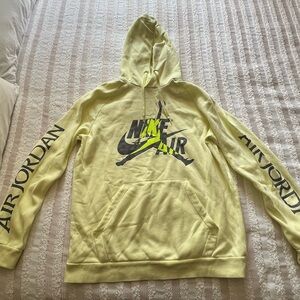 Nike Air Jordan Neon Yellow Hoodie